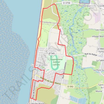 Itinéraire marhce, distance, dénivelé, altitude, carte, profil, trace GPS