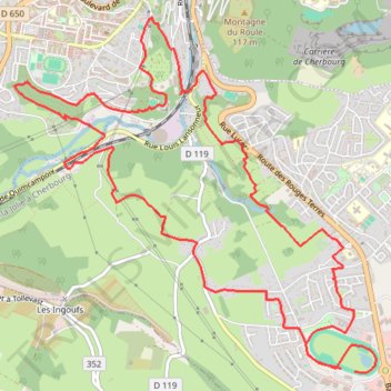 Itinéraire X - Trail 12km R4C, distance, dénivelé, altitude, carte, profil, trace GPS