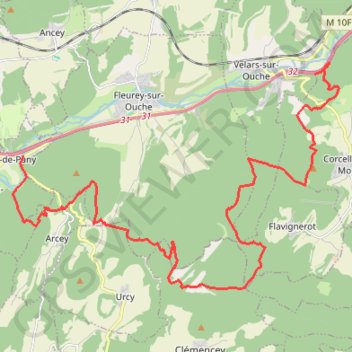 Itinéraire Sentier Jean Sage, distance, dénivelé, altitude, carte, profil, trace GPS