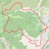 Itinéraire Cuers - Valcros, distance, dénivelé, altitude, carte, profil, trace GPS