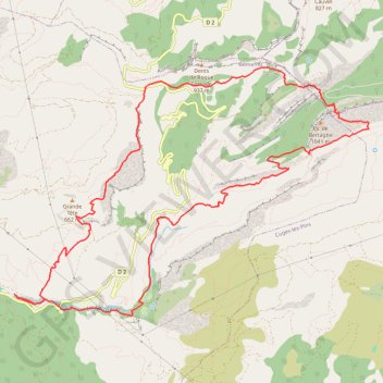 Itinéraire La Sainte Baume - Le pic de Bertagne, distance, dénivelé, altitude, carte, profil, trace GPS