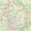 Itinéraire Au nord du Mans puis en ville, distance, dénivelé, altitude, carte, profil, trace GPS