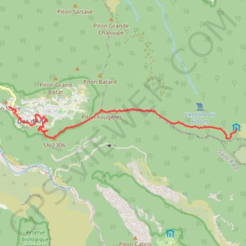 Itinéraire GRR2 Du gîte de la Roche Écrite à Dos-d'Âne, distance, dénivelé, altitude, carte, profil, trace GPS