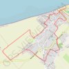 Itinéraire La balade de quiberville, distance, dénivelé, altitude, carte, profil, trace GPS