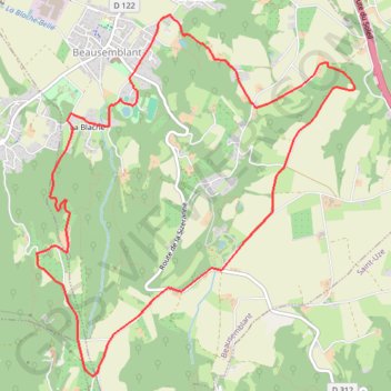 Itinéraire MONTREBUT & ISNARDS, distance, dénivelé, altitude, carte, profil, trace GPS