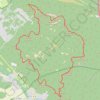 Itinéraire Les 25 bosses - En forêt de Fontainebleau, distance, dénivelé, altitude, carte, profil, trace GPS