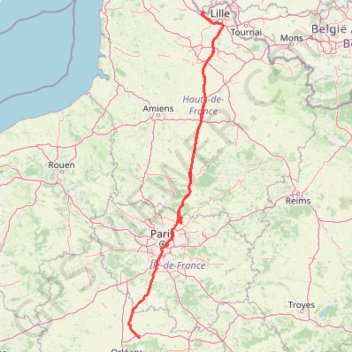 Itinéraire FX-151-KD_2022-06-22 00:00:00_2022-06-23 00:00:59, distance, dénivelé, altitude, carte, profil, trace GPS