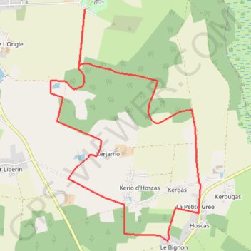Itinéraire Au pied du château - Herbignac, distance, dénivelé, altitude, carte, profil, trace GPS