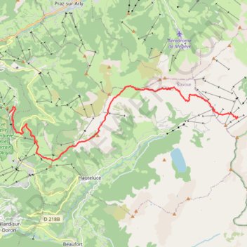 Itinéraire TB J2 refuge de Lachat-refuge de la Rossellette-16367736, distance, dénivelé, altitude, carte, profil, trace GPS