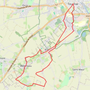 Itinéraire GpsiesTrack on GPSies.com, distance, dénivelé, altitude, carte, profil, trace GPS