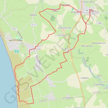 Itinéraire Parcours pédestre, distance, dénivelé, altitude, carte, profil, trace GPS