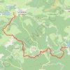 Itinéraire Grande Traversée de l'Hérault - itinéraire Nord - du Lac de Vésoles au Lac de la Raviège, distance, dénivelé, altitude, carte, profil, trace GPS