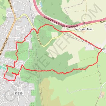 Itinéraire Desertines 7.6 Km, distance, dénivelé, altitude, carte, profil, trace GPS