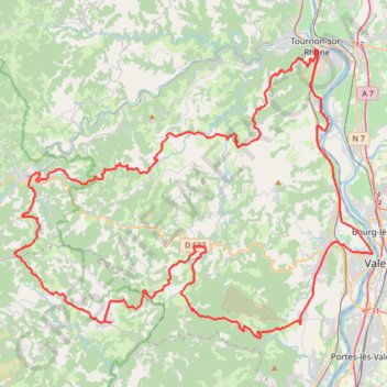 Itinéraire COTES VIVAROISES 3-10947956, distance, dénivelé, altitude, carte, profil, trace GPS