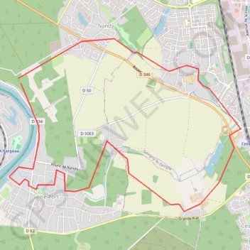 Itinéraire Seine Port, distance, dénivelé, altitude, carte, profil, trace GPS