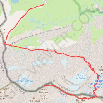 Itinéraire Le taillon, distance, dénivelé, altitude, carte, profil, trace GPS