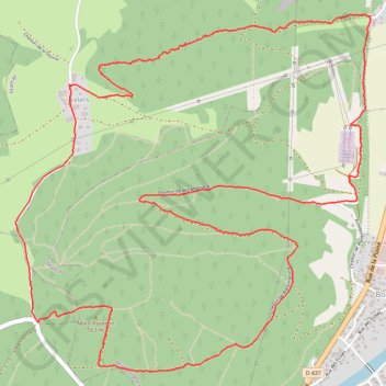 Itinéraire Balade Lucelans, distance, dénivelé, altitude, carte, profil, trace GPS