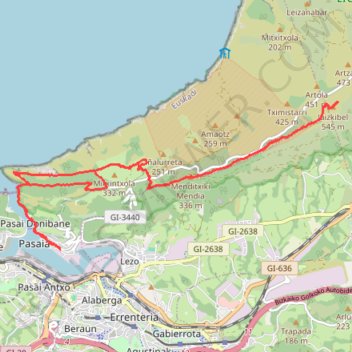 Itinéraire 28-JAN-17 05:02:45 PM, distance, dénivelé, altitude, carte, profil, trace GPS