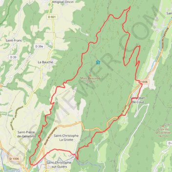 Itinéraire Le tour du Mont Grêle, distance, dénivelé, altitude, carte, profil, trace GPS