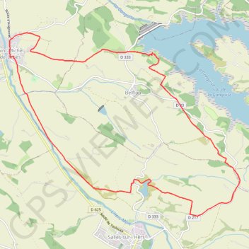 Itinéraire Circuit de Regambert, distance, dénivelé, altitude, carte, profil, trace GPS