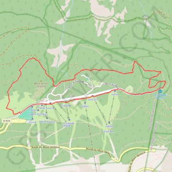 Itinéraire Sentier de découverte au Mont Serein, distance, dénivelé, altitude, carte, profil, trace GPS