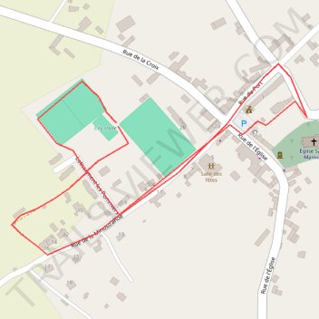 Itinéraire 3 - 1500m, distance, dénivelé, altitude, carte, profil, trace GPS