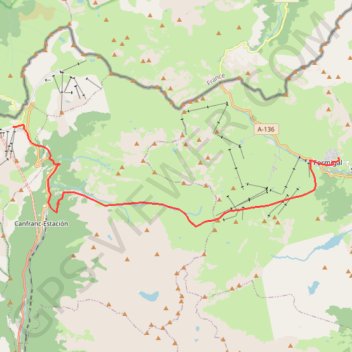 Itinéraire De el Formigal à Candanchu, distance, dénivelé, altitude, carte, profil, trace GPS