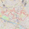 Itinéraire Paris - Les passages couverts, distance, dénivelé, altitude, carte, profil, trace GPS