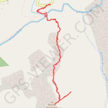 Itinéraire Punta Kerie Eleison, distance, dénivelé, altitude, carte, profil, trace GPS