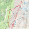 Itinéraire Les Lacs des Rousses dans les Grandes Rousses, distance, dénivelé, altitude, carte, profil, trace GPS