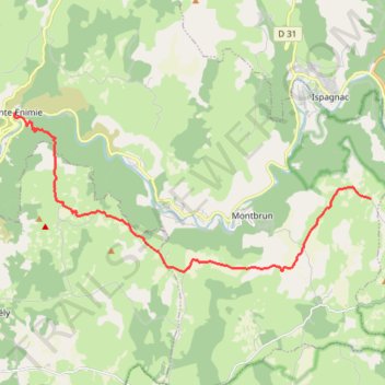 Itinéraire TRK000, distance, dénivelé, altitude, carte, profil, trace GPS