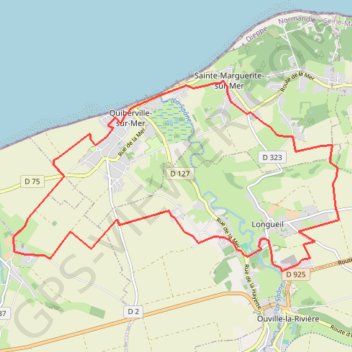 Itinéraire L'estuaire Vallée de la Saâne - Longueil, distance, dénivelé, altitude, carte, profil, trace GPS