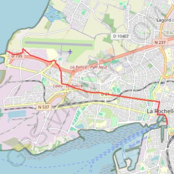 Itinéraire Activity, distance, dénivelé, altitude, carte, profil, trace GPS