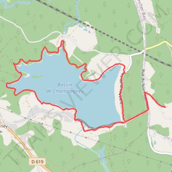 Itinéraire Bassin, distance, dénivelé, altitude, carte, profil, trace GPS
