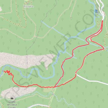 Itinéraire Arche du Ponadieu, distance, dénivelé, altitude, carte, profil, trace GPS