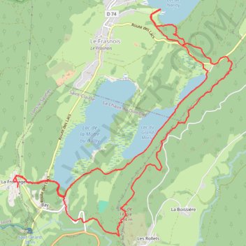 Itinéraire Pic de l'Aigle et région des lacs, distance, dénivelé, altitude, carte, profil, trace GPS