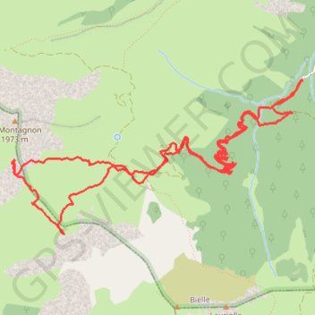 Itinéraire Pic de Lariou depuis le Bourdiou d'Aspeigt (RKT), distance, dénivelé, altitude, carte, profil, trace GPS