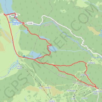 Itinéraire Les Etangs des Esquits, distance, dénivelé, altitude, carte, profil, trace GPS