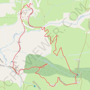 Itinéraire Petit tour des cheminées de fée, distance, dénivelé, altitude, carte, profil, trace GPS