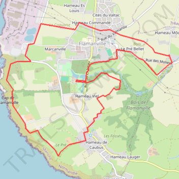 Itinéraire 1 - rdc-2025-pedestre-10-km, distance, dénivelé, altitude, carte, profil, trace GPS