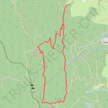 Itinéraire trace_0, distance, dénivelé, altitude, carte, profil, trace GPS