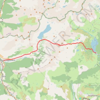 Itinéraire Les Isards - J5, distance, dénivelé, altitude, carte, profil, trace GPS