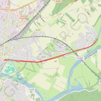 Itinéraire 🚶 - 🚴 Trace du Canal de Dole, distance, dénivelé, altitude, carte, profil, trace GPS