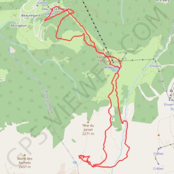 Itinéraire Col du Lac, distance, dénivelé, altitude, carte, profil, trace GPS