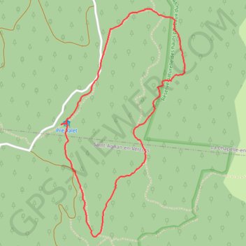 Itinéraire Le Puy de Bois-en-Vercors, distance, dénivelé, altitude, carte, profil, trace GPS