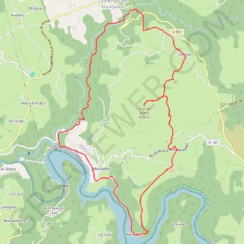 Itinéraire track, distance, dénivelé, altitude, carte, profil, trace GPS