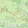 Itinéraire Montagne d'Espiau par les cromlechs et la Croix de Garin, distance, dénivelé, altitude, carte, profil, trace GPS