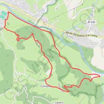 Itinéraire rando 2 VCE espalion 2022, distance, dénivelé, altitude, carte, profil, trace GPS