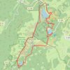 Itinéraire Les 4 lacs - Vosges, distance, dénivelé, altitude, carte, profil, trace GPS