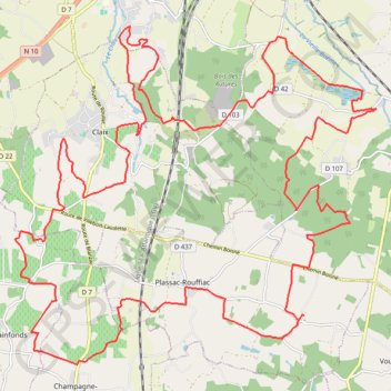 Itinéraire Claix 43 kms, distance, dénivelé, altitude, carte, profil, trace GPS